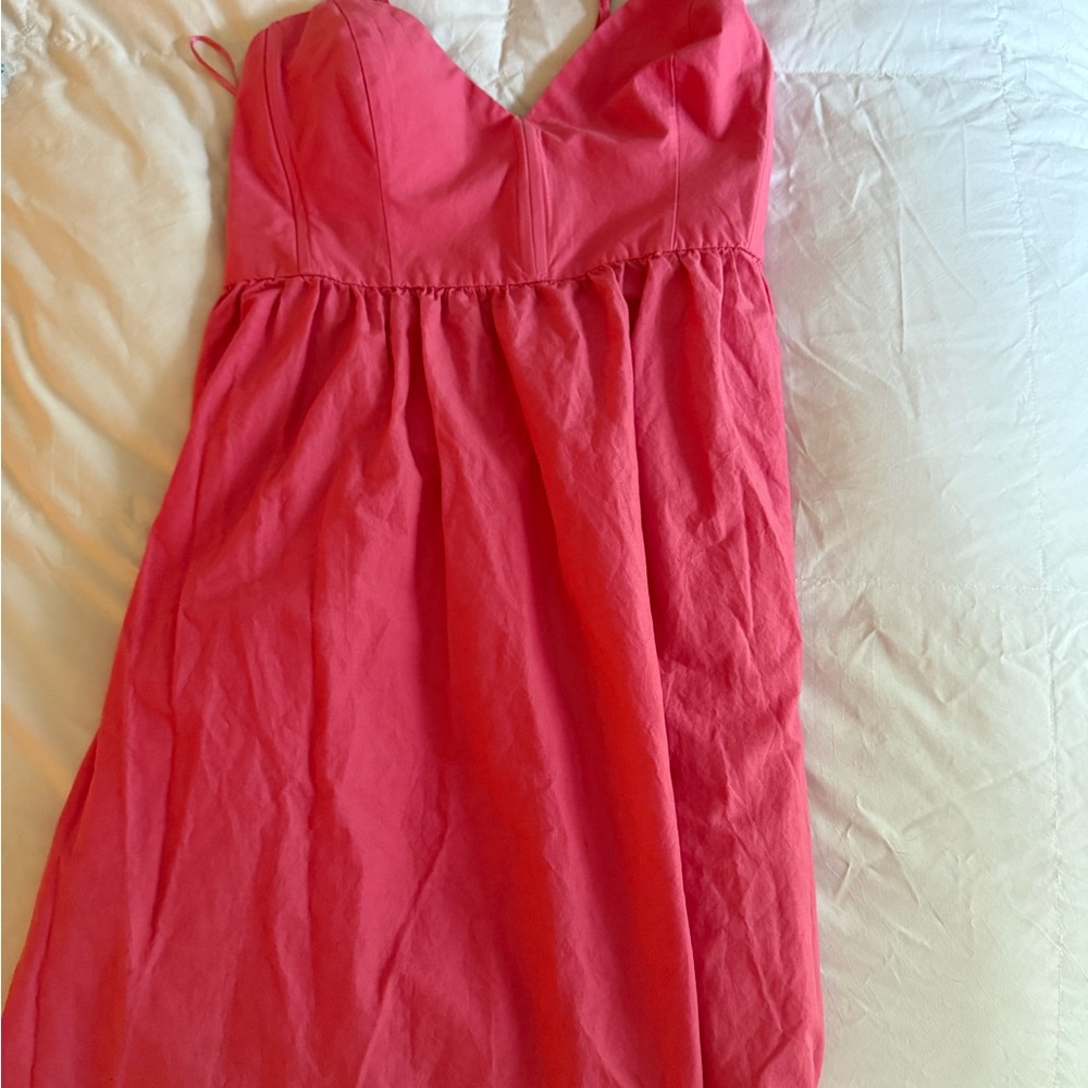 Steve Madden Hot Pink Strapless Sundress